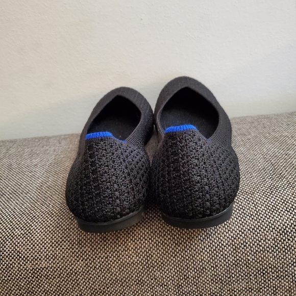 Rothy’s Honeycomb Flats Black  Sz 7 Retired In Excellent Condition - Picture 5 of 9